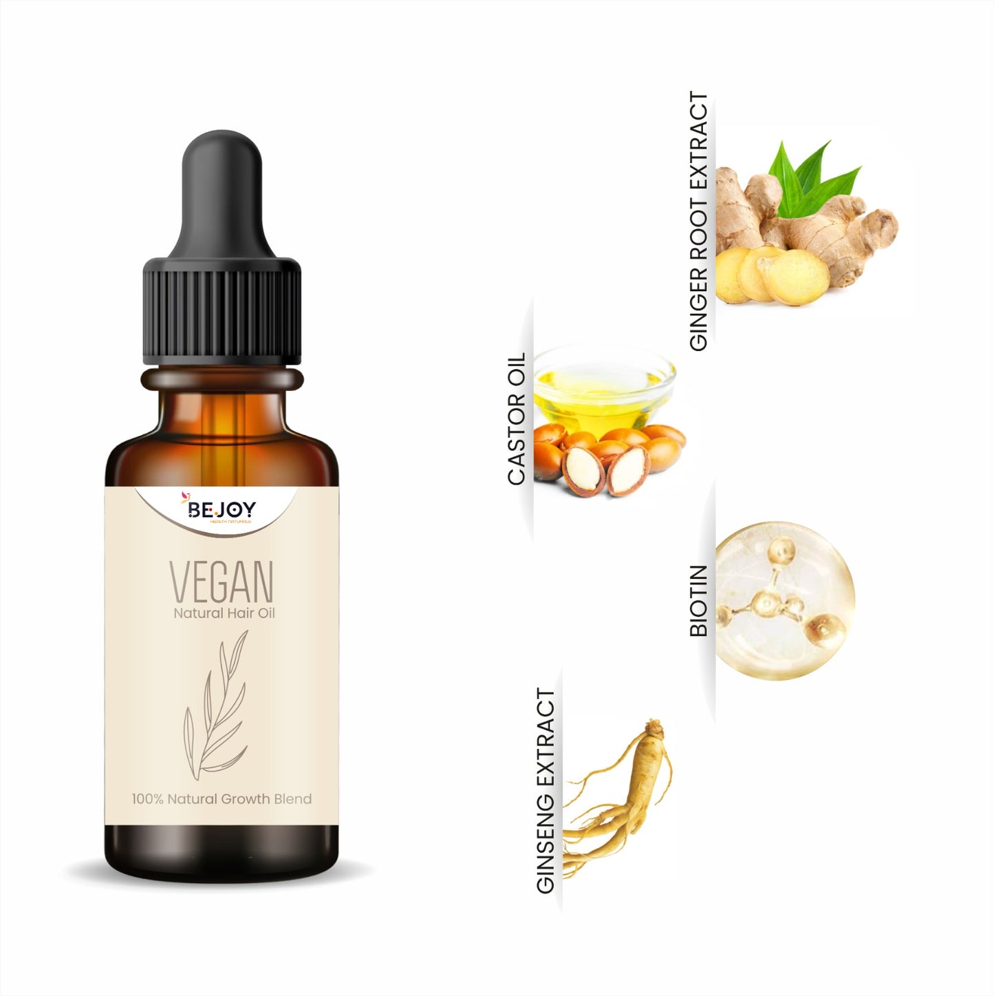 Vegan Natural Hair Growth Oil